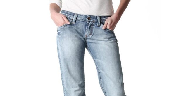 Dámské široké modré džíny Replay