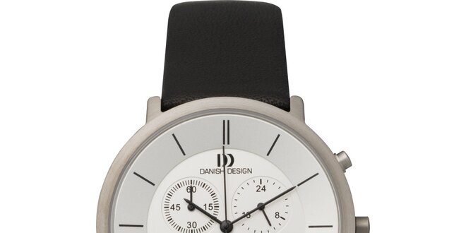 Pánské analogové hodinky s bílým ciferníkem Danish Design