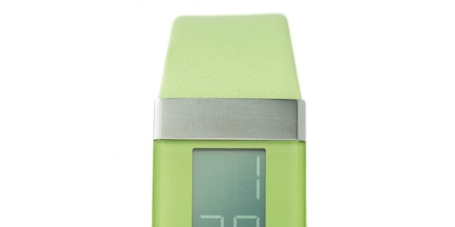 Zelené digitální hodinky Danish Design