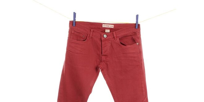 Pánské červené džíny Fuga