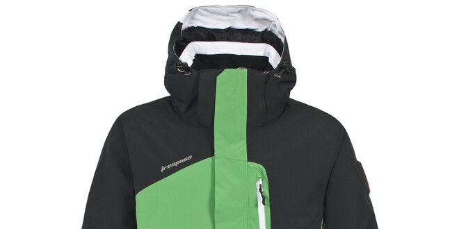 Pánská zelenočerná lyžařská bunda Trespass