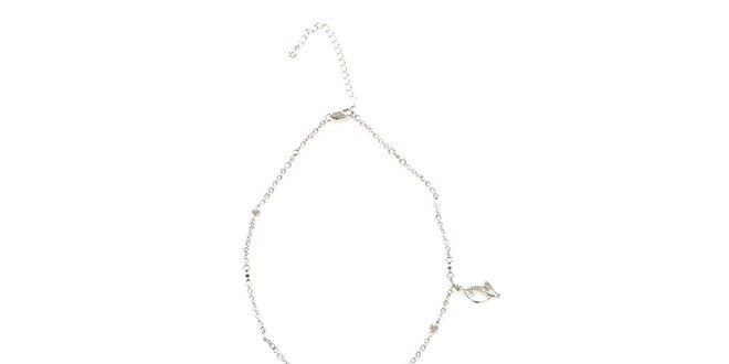 Dámský náhrdelník ve stříbrné barvě Baby Phat