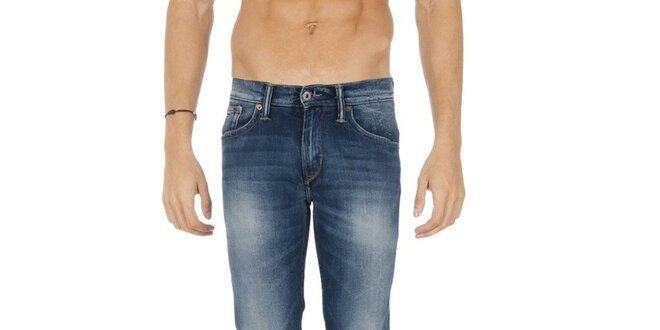 Pánské modré džíny s šisováním Tommy Hilfiger