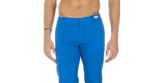 Pánské blankytně modré chino kalhoty Tommy Hilfiger