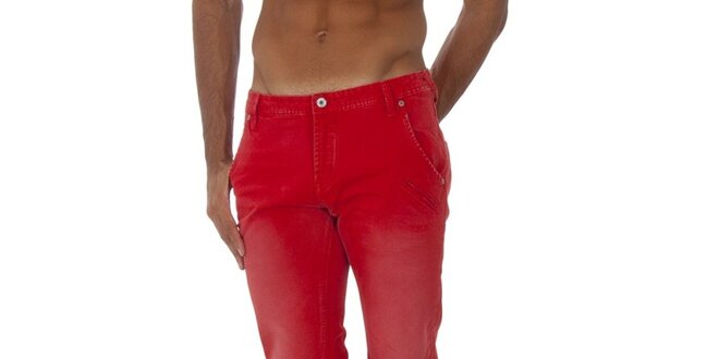 Pánské červené džíny Tommy Hilfiger