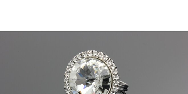 Dámský prsten s krystalem Swarovski