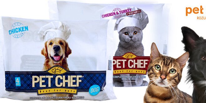 32 kapsiček Pet Chef pro kočky a psy