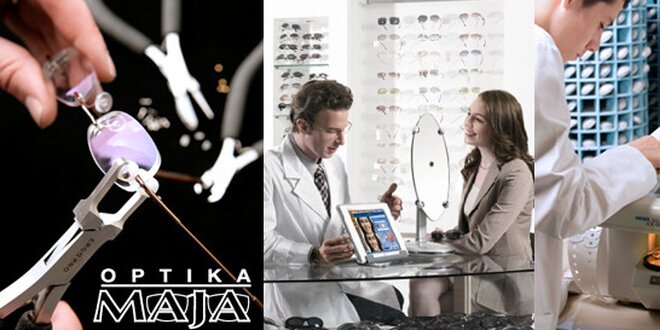 Kompletní dioptrické brýle z Optiky Maja Praha