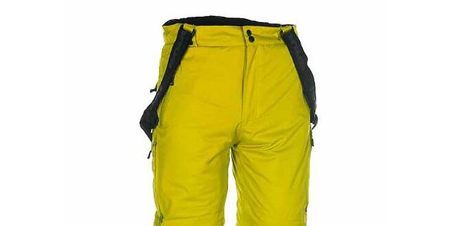 Pánské žluté lyžařské kalhoty Envy