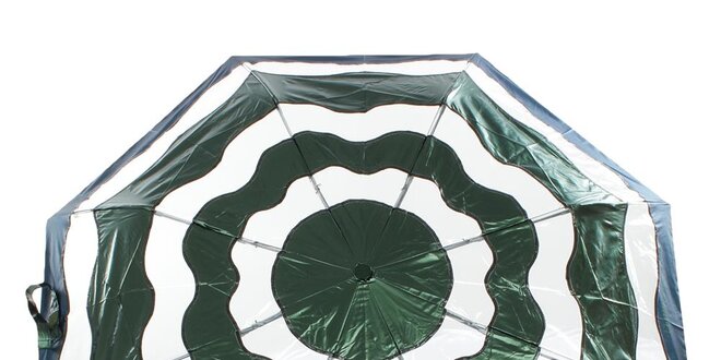Dámský zeleno-modrý vystřelovací deštník Ferré Milano