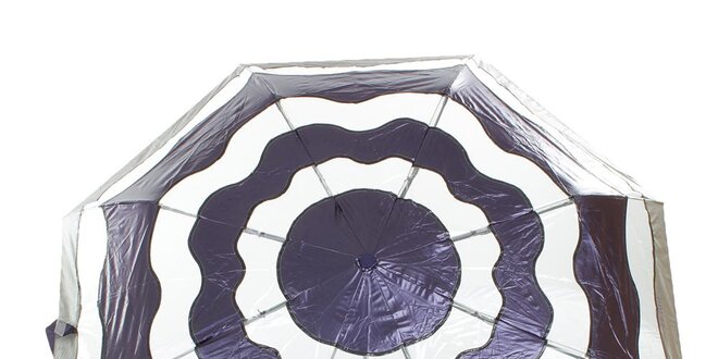 Dámský fialovo-stříbrný vystřelovací deštník Ferré Milano