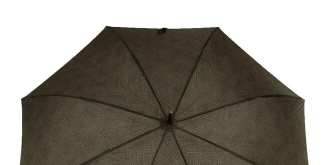 Pánský vystřelovací deštník s černým logem Ferré Milano