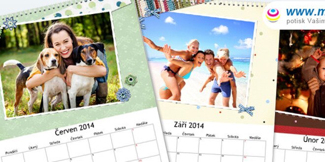 Nástěnné fotokalendáře ve dvou formátech
