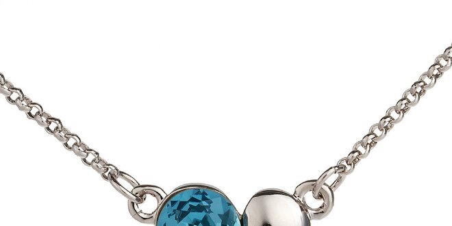 Dámský náhrdelník s modrým srdíčkem Fifi Ange