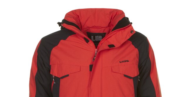 Pánská oranžová lyžařská bunda Utopik