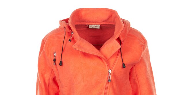 Dámská oranžová fleecová bunda Utopik