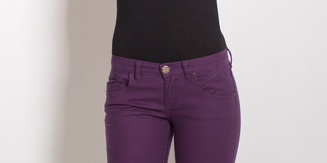 Dámské fialové kalhoty Phard