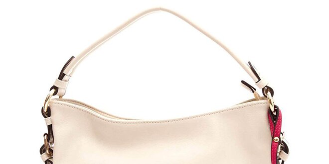 Dámská kabelka s jedním uchem v barvě slonové kosti Paris Hilton