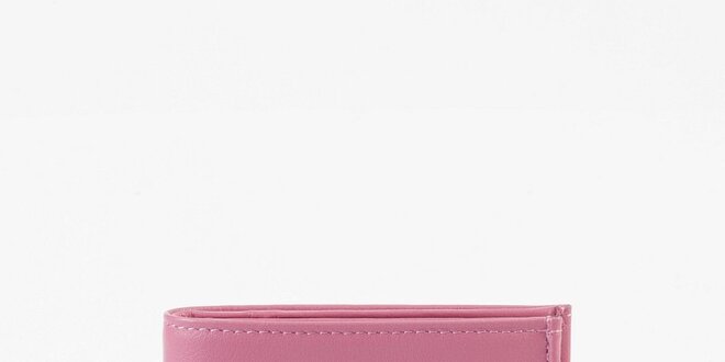 Dámská pastelově růžová kožená peněženka Fuchsia