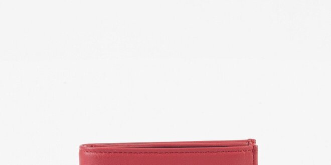Dámská tmavě růžová kožená peněženka Fuchsia