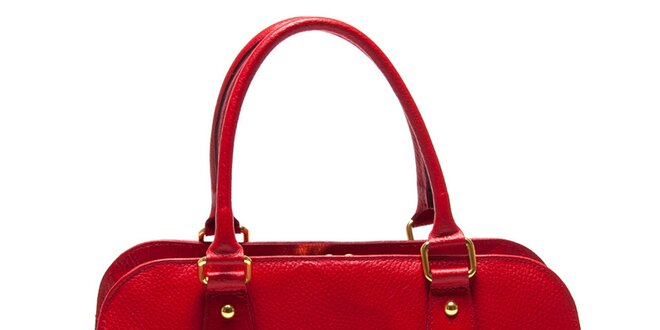 Dámská červená kabelka se dvěma uchy Roberta Minelli