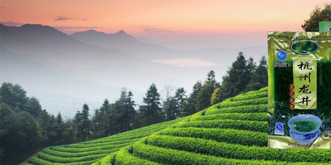 Zelený čaj - čajové lístky z nejkvalitnějších tradičních čínských plantáží