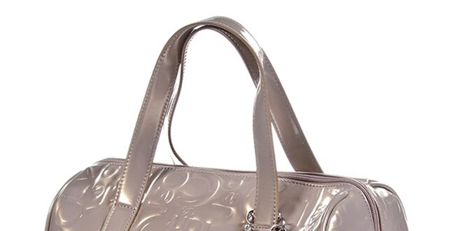 Dámská lesklá kabelka se vzorem Calvin Klein
