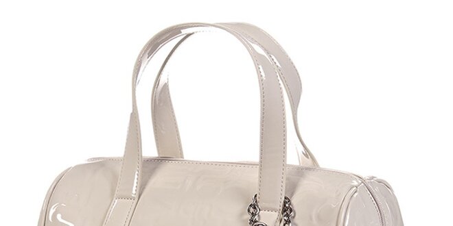 Dámská krémově bílá kabelka se vzorem Calvin Klein