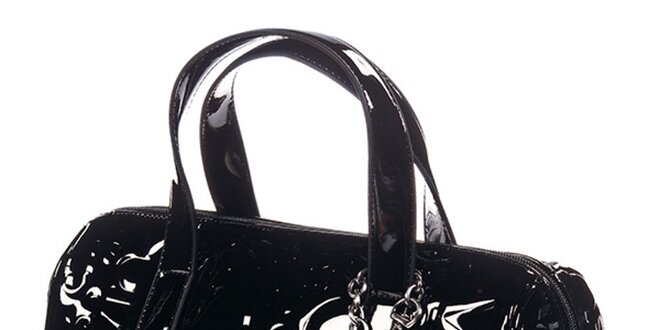 Dámská černá kabelka se vzorem Calvin Klein