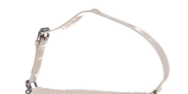 Dámská podlouhlá krémově bílá kabelka Calvin Klein