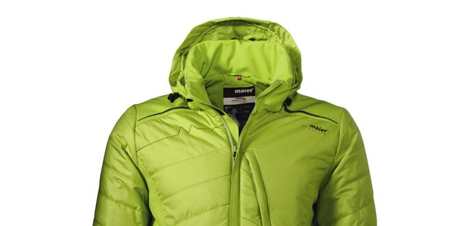 Pánská zelená lyžařská bunda Maier