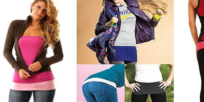 Dva bederní pásy-sukně „Trendy Belt“ pod tričko!