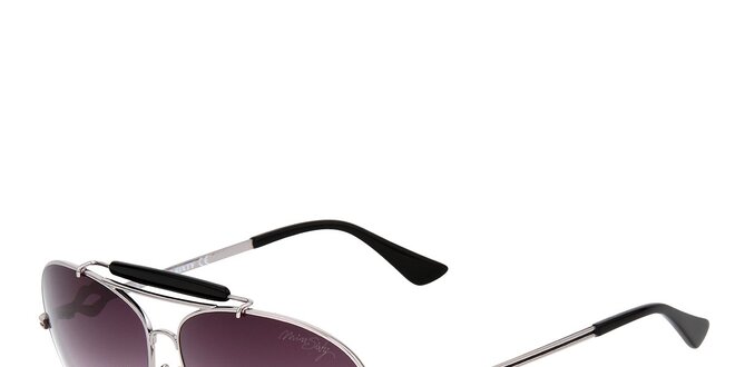 Dámské aviator sluneční brýle s černými detaily Miss Sixty
