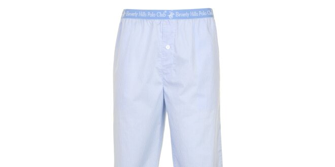 Pánské světle modré kalhoty Beverly Hills Polo Club