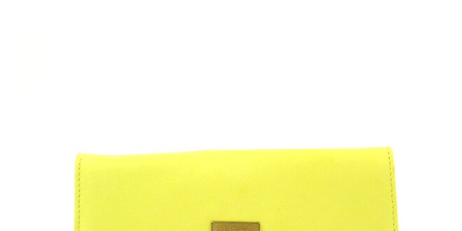 Dámská žlutá podlouhlá kabelka Gianfranco Ferré