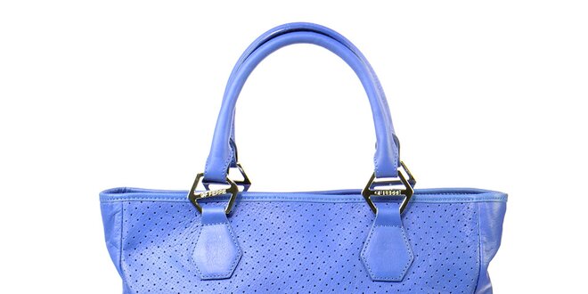 Dámská modrá kabelka s perforací Gianfranco Ferré