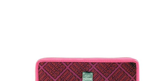 Dámská růžová podlouhlá peněženka Gianfranco Ferré