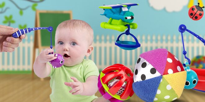 Dětské vývojové hračky Sassy - míčky