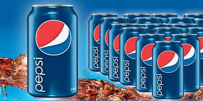 Karton 24 plechovek Pepsi 0,33 l