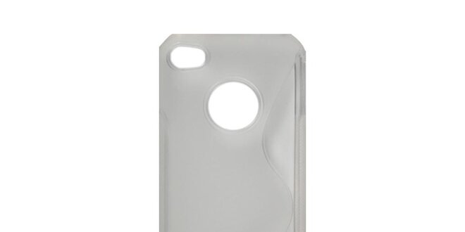 Transparentní silikonové pouzdro na iPhone 4/4S