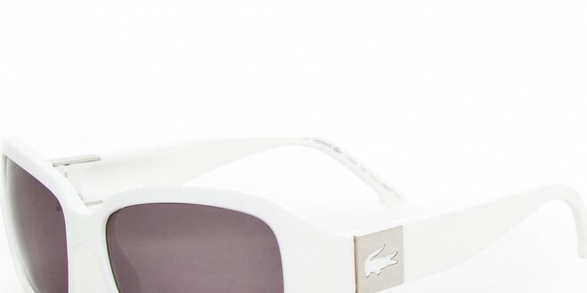 Dámské bílé sluneční brýle Lacoste