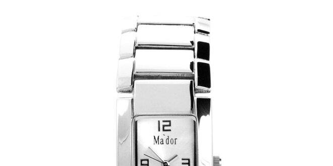 Dámské náramkové hodinky Ma´dor s bílým ciferníkem