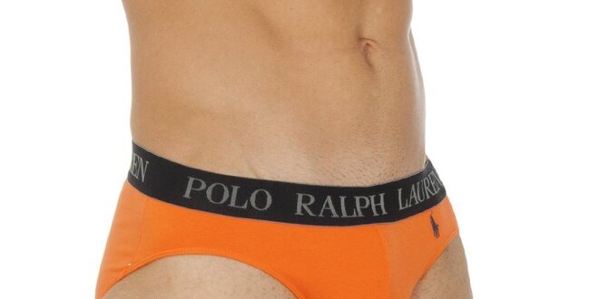 Pánské oranžové slipy Ralph Lauren