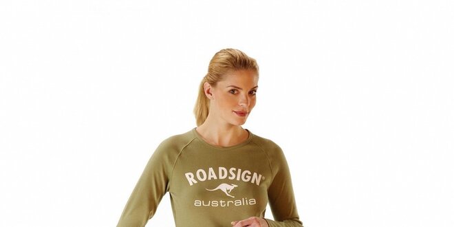 Dámské khaki tričko Roadsign Australia