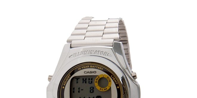 Pánské ocelové digitální hodinky Casio