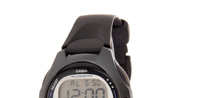 Dámské černé digitální hodinky Casio
