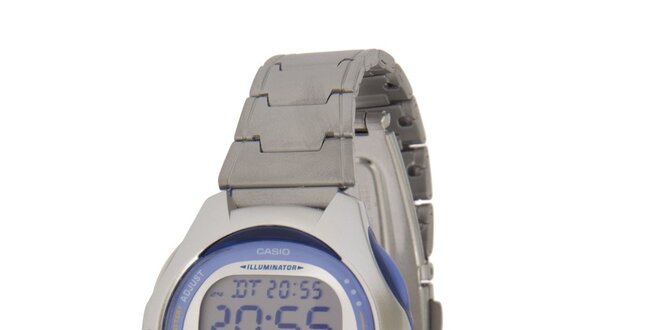 Dámské ocelové hodinky Casio s fialovými detaily