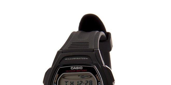 Dámské černé digitální hodinky Casio
