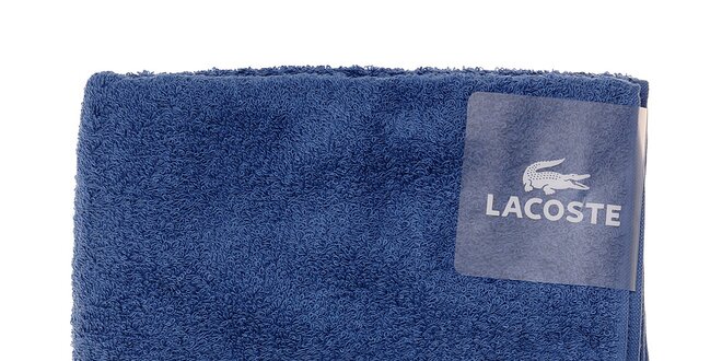 Modrý ručník Lacoste