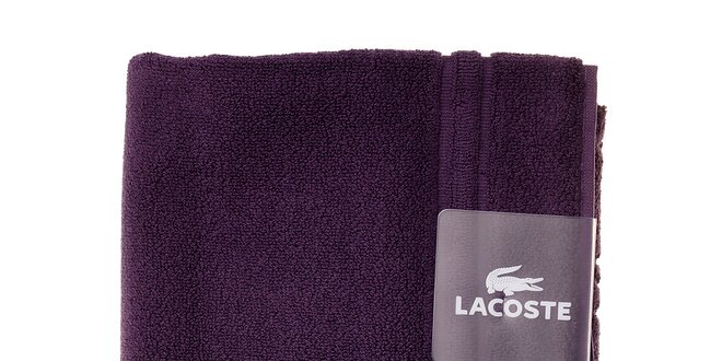 Tmavě fialová koupelnová předložka Lacoste